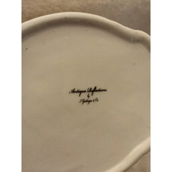 Godinger Porcelain Pear Pink White Teapot - Picture 7 of 7